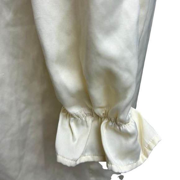 Aria Nightgown Long Satin Brushed Lined - Picture 4 of 9